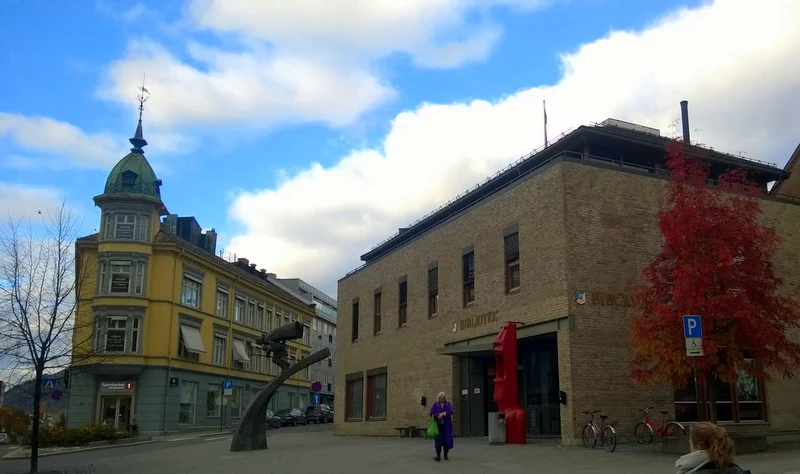 Lillehammer bibliotek - et vakkert sted på denne jord