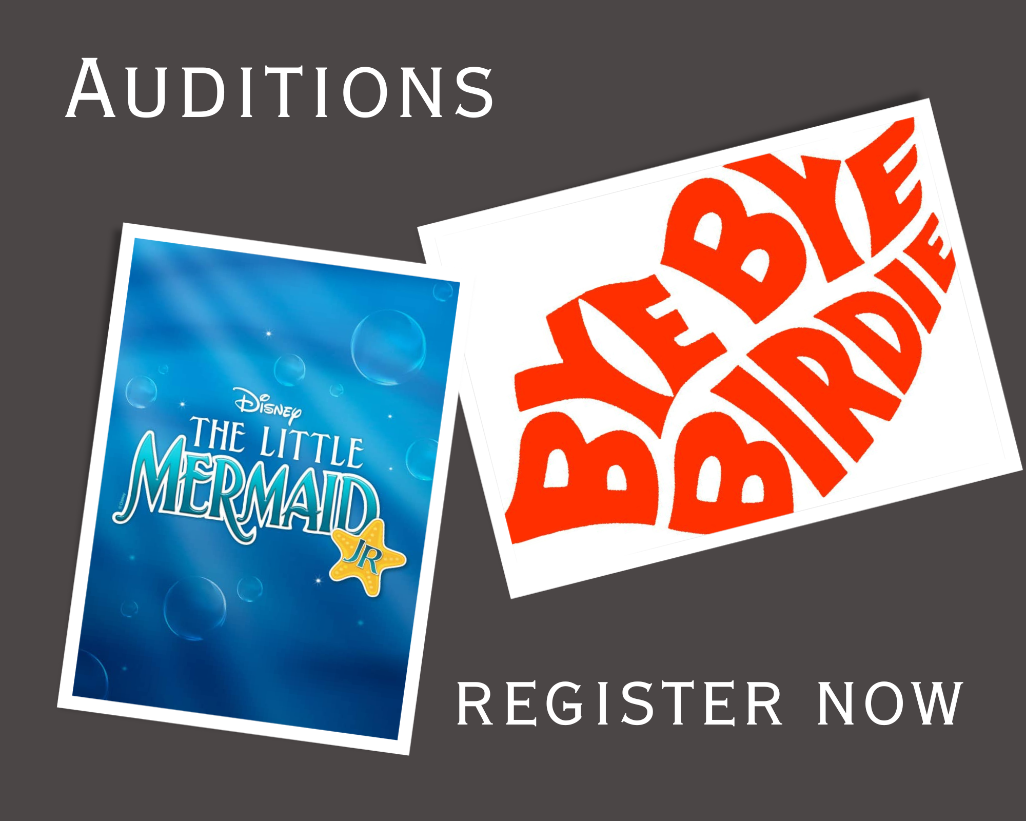 REGISTER FOR AUDITIONS
