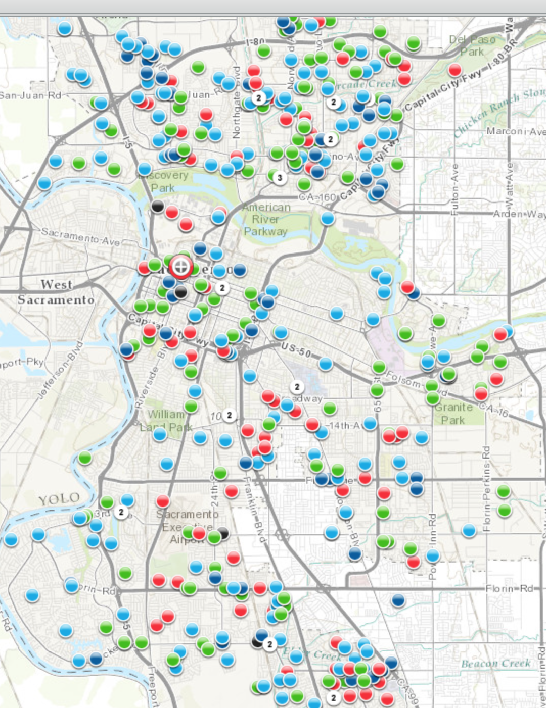 Sac Jan 14 crime map.png