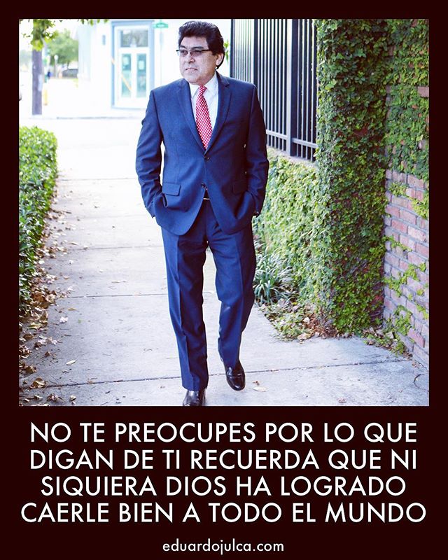 NO TE PREOCUPES POR LO QUE DIGAN DE TI RECUERDA QUE NI SIQUIERA DIOS HA LOGRADO CAERLE BIEN A TODO EL MUNDO. 
Pastor: Eduardo Julca 
#NoTePreocupes #Chismes #PastorEduardoJulca #PalabraIglesiaOnline #AcademiaDeVidaCursosYConferenciasOnline #MiamiPax 