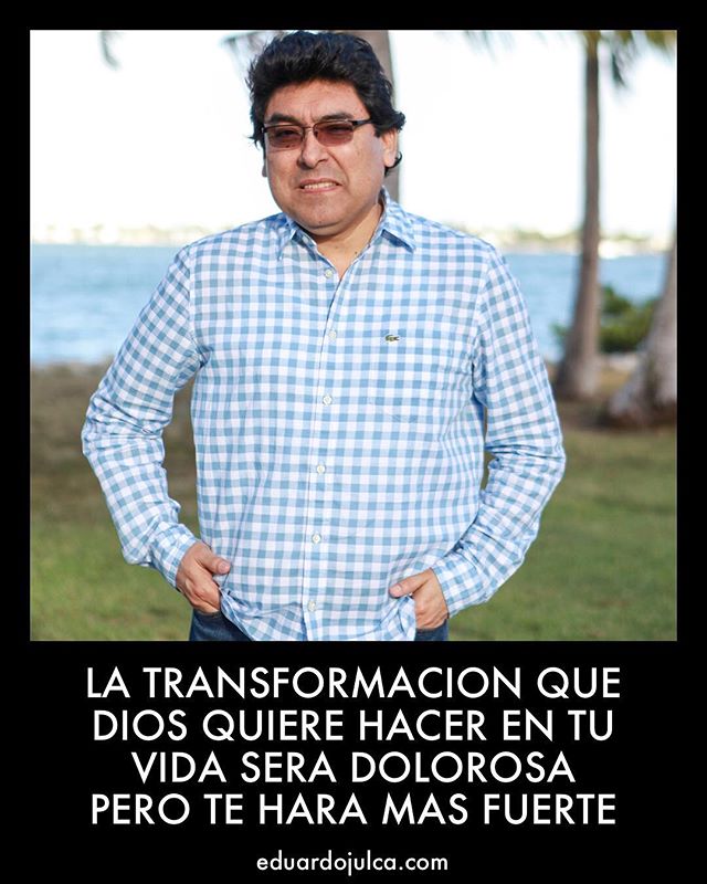 LA TRANSFORMACION QUE DIOS QUIERE HACER EN TU VIDA SERA DOLOROSA PERO TE HARA MAS FUERTE.
Pastor: Eduardo Julca 
#Transformaci&oacute;nEspiritual #PastorEduardoJulca #PalabraIglesiaOnline #AcademiaDeVidaCursosYConferenciasOnline #MiamiPax #PositiveCh