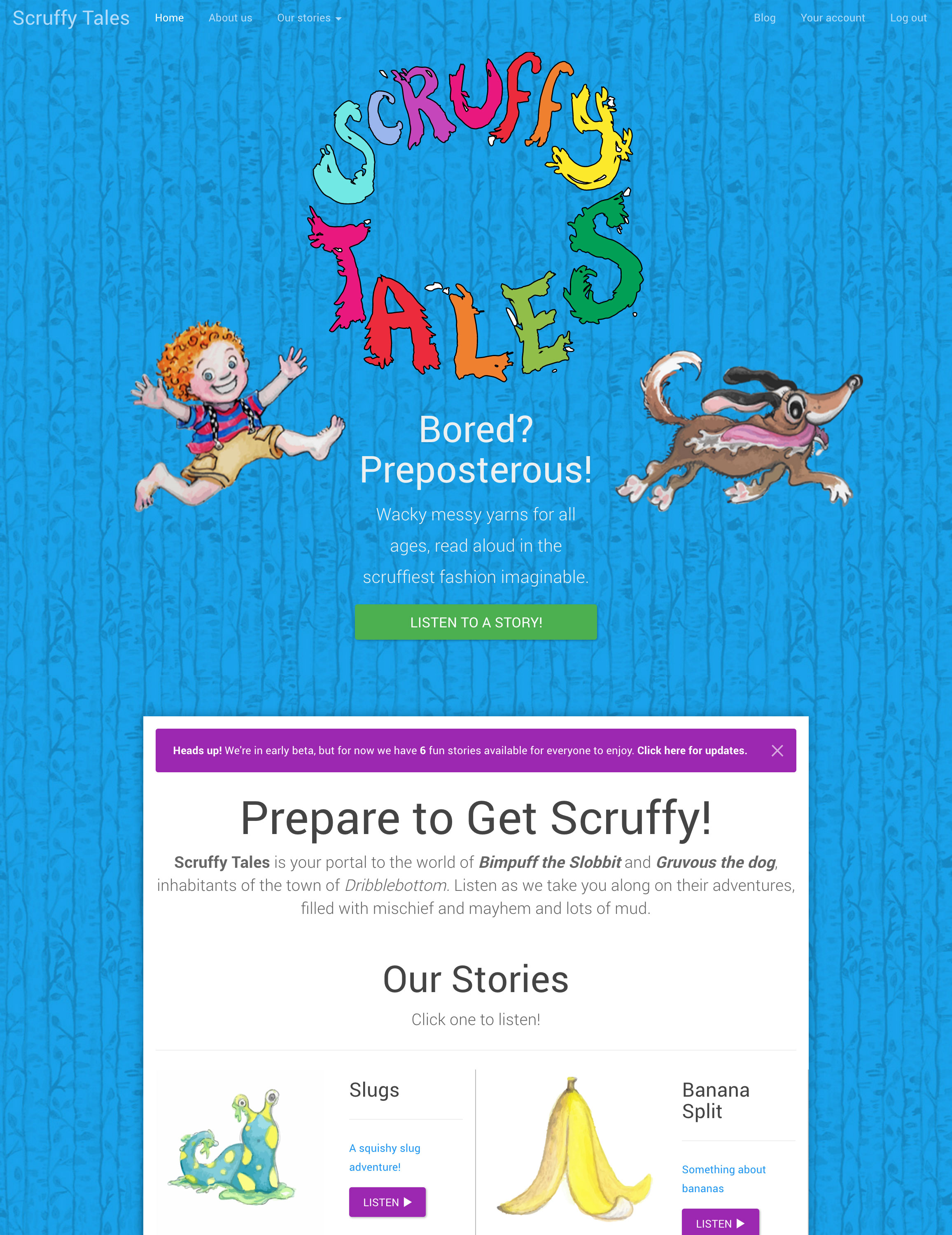 Scruffy Tales -Audio Book Series