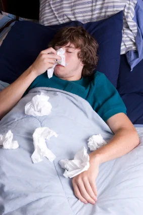 Sick In Bed
