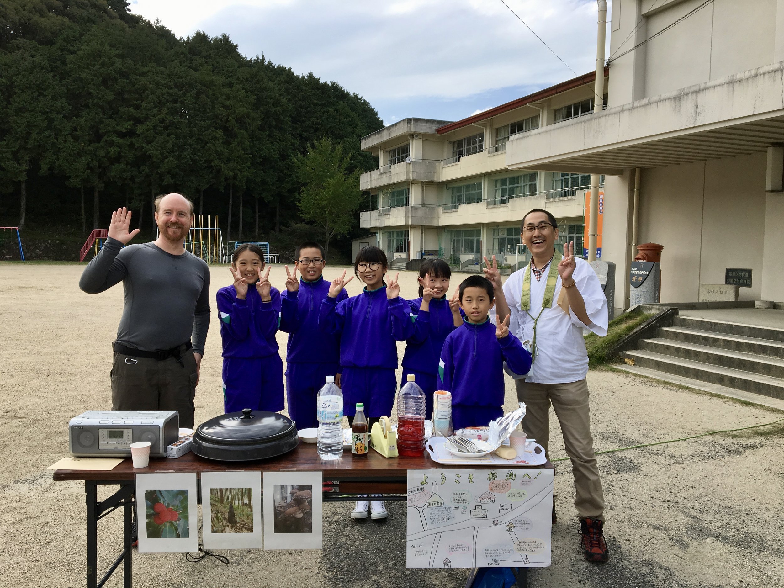 These kids put on a fantastic presentation about their local village for us.
