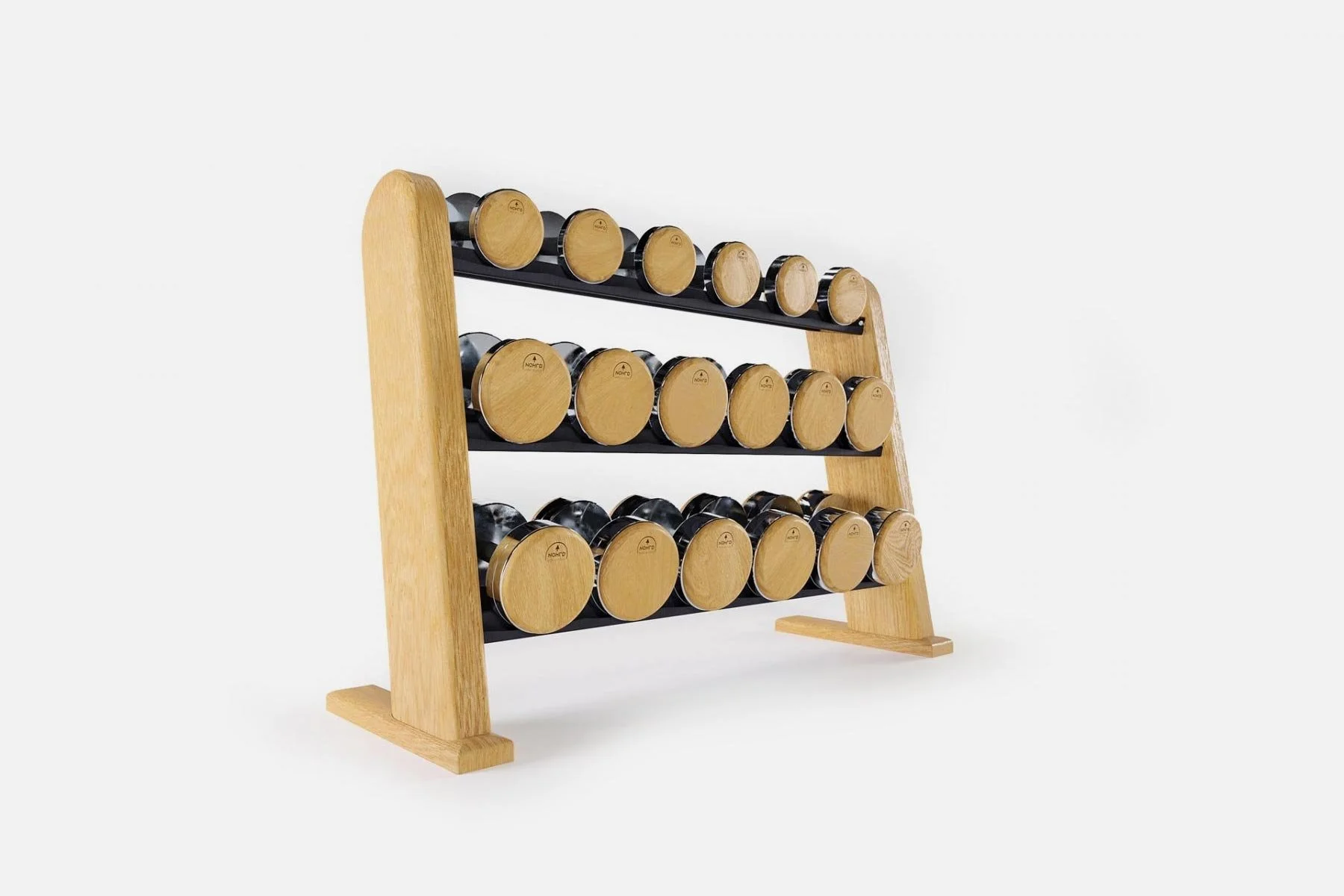 Nohrd Dumbbell Set in Oak Wood.jpg