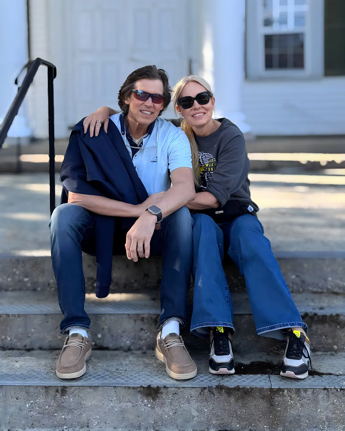 Every summer, we make our way back to Maine&mdash;where I grew up and where my family still lives&mdash;and last month, we stopped in Bar Harbor to sit on these steps, right in front of the church where we got married 29 years ago.

Yes, you read tha