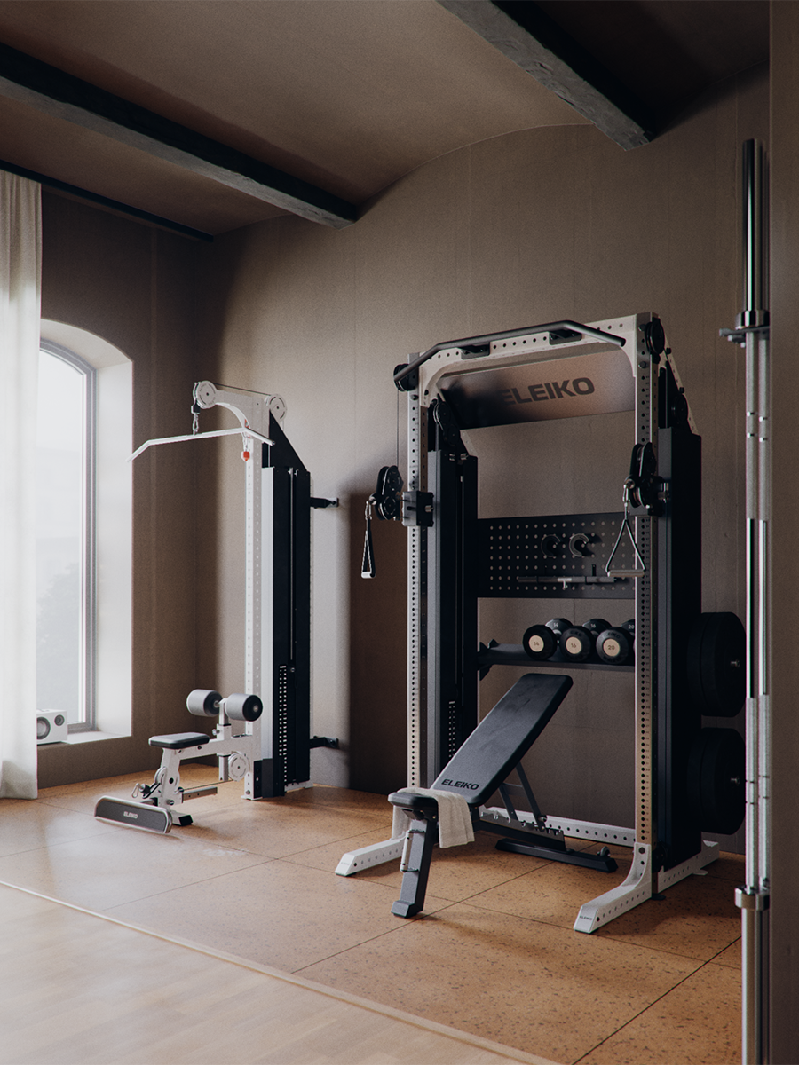 Luxury Home Gym with Eleiko Prestera Half Rack.png
