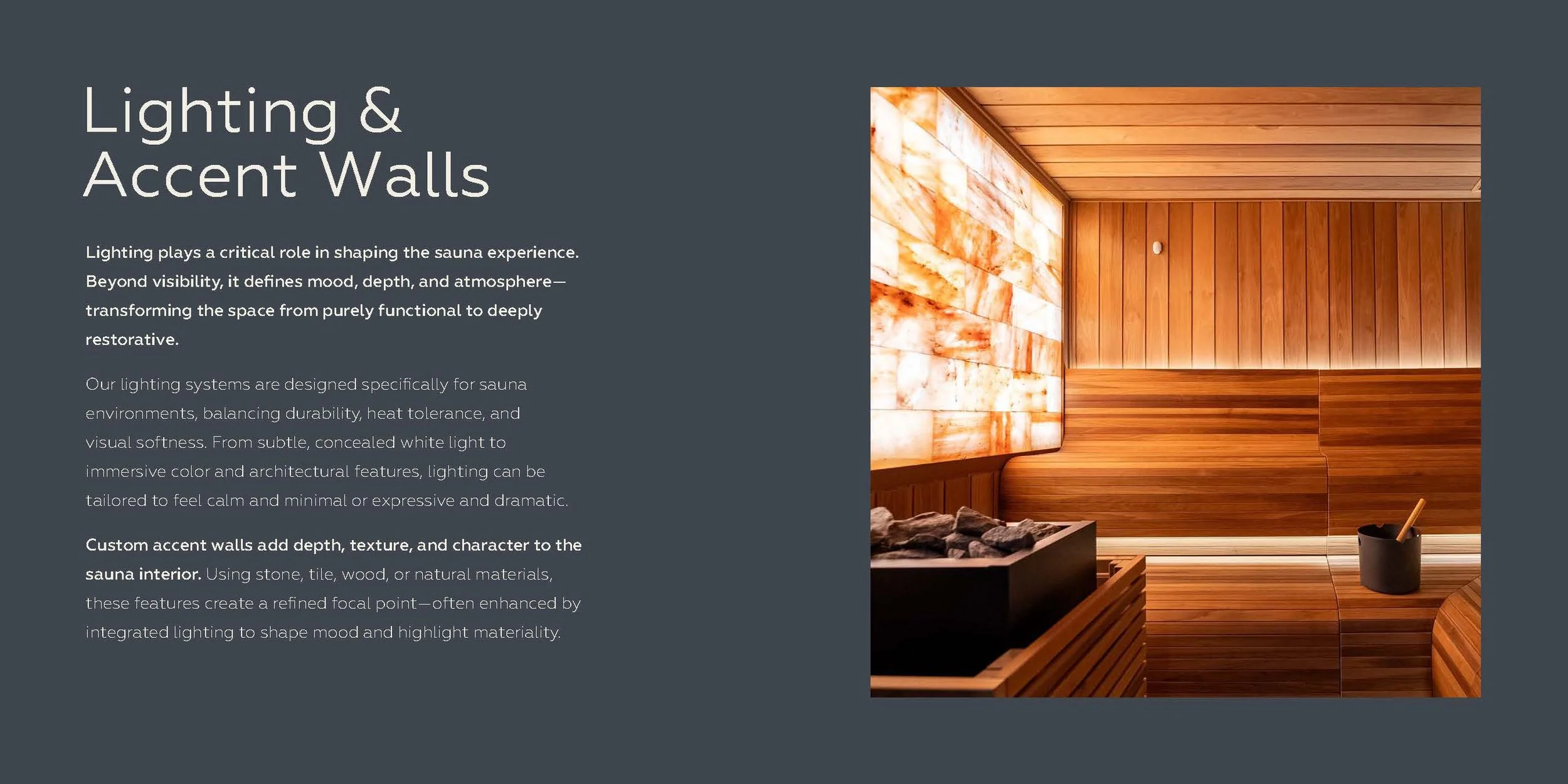Lighting and wall accents For your Luxury Saunas.jpg