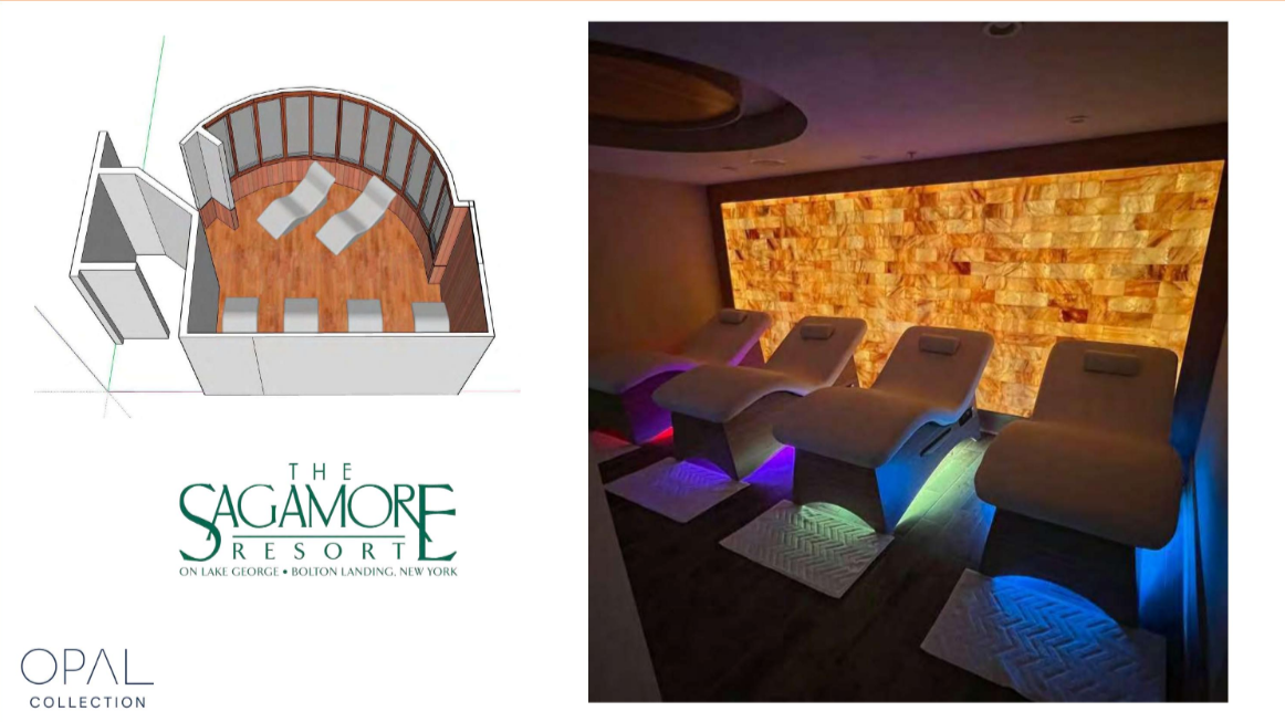 salt room design for hotels