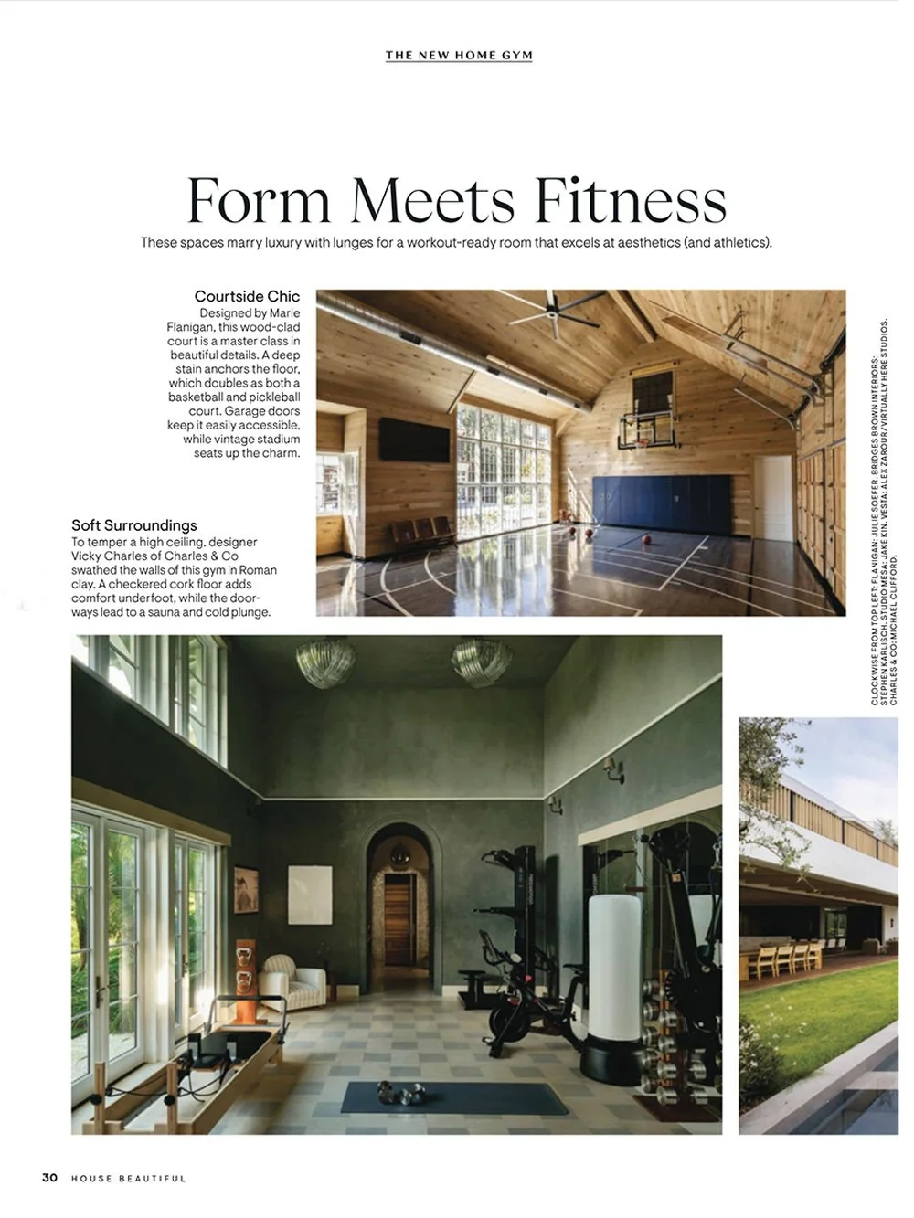 Iron House Design featured in this Form meets fitness House Beautiful Article