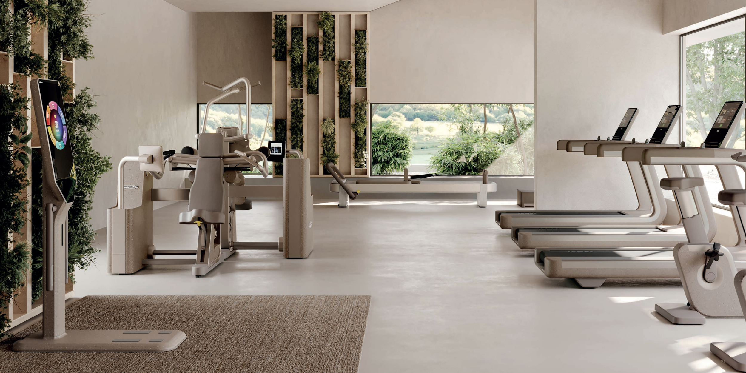 luxury hotel gym with technogym sandstone collection.png