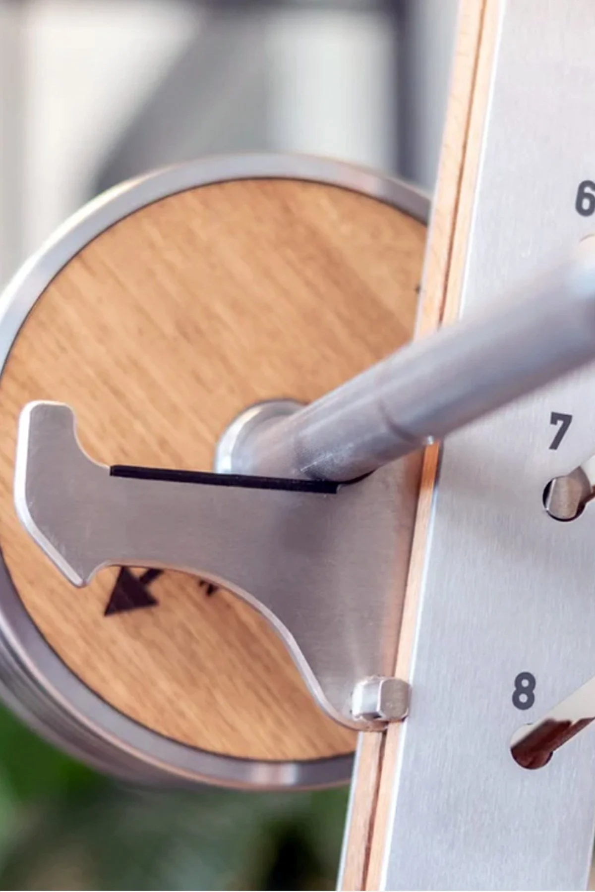 close up of nohrd weight plates and barbell