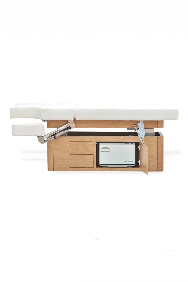 Luxury Massage Table in Flat Position with Storage