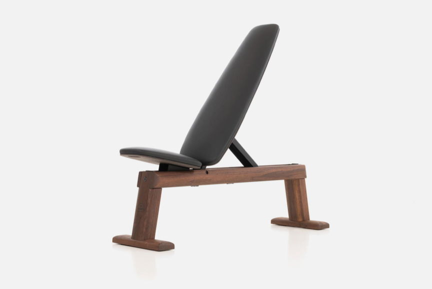 Nohrd Weight Bench with Walnut Wood
