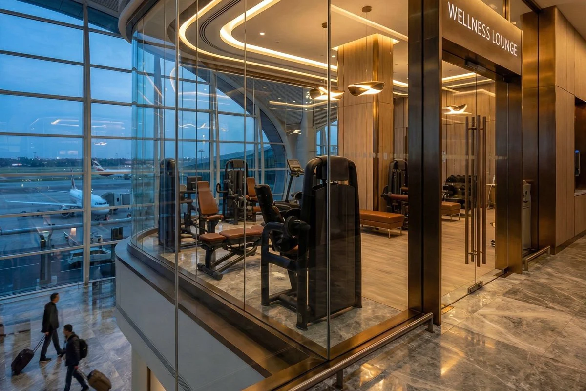 Airport Fitness Spaces and the Future of Public Wellness Design