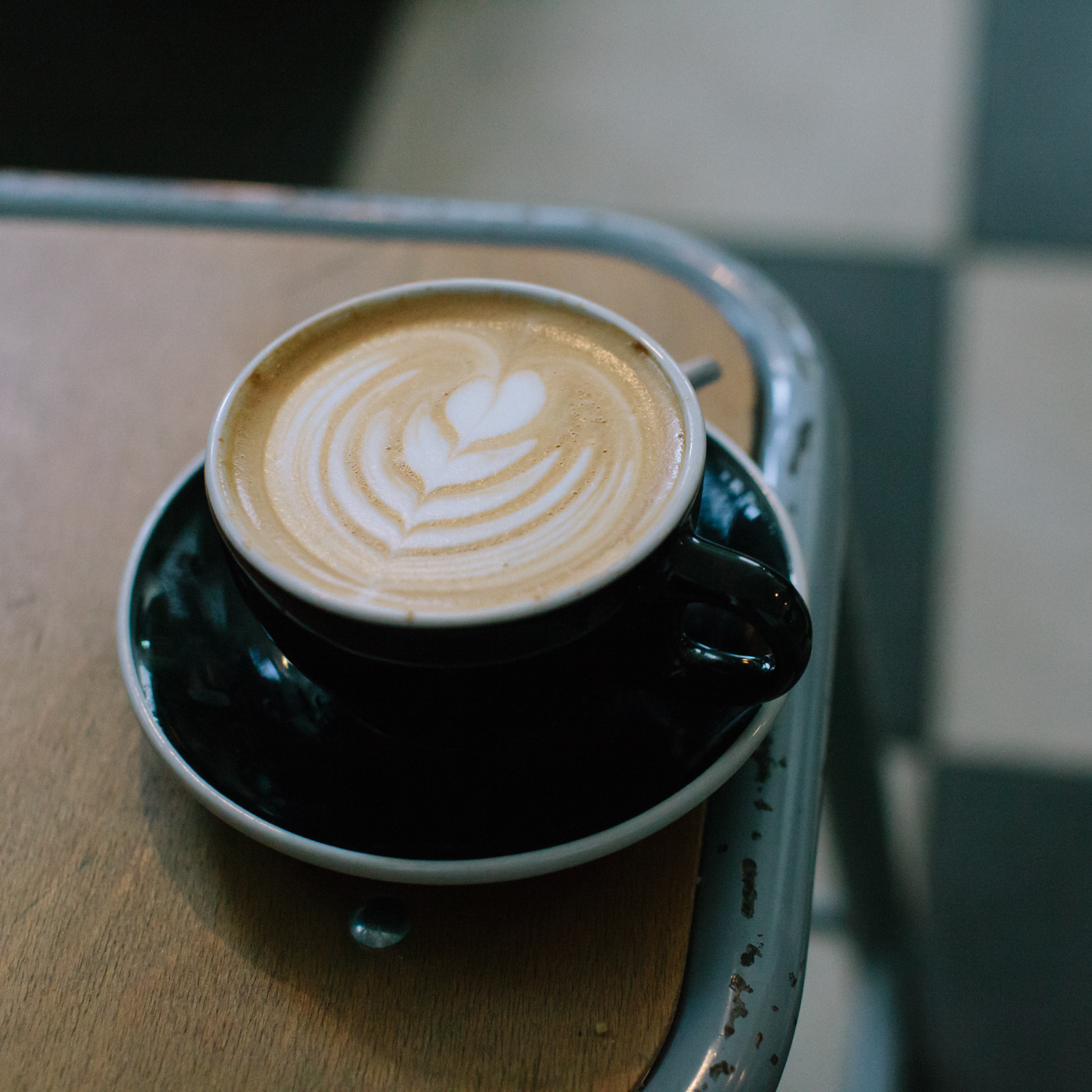 Lot Sixty One Coffee Roasters Amsterdam by on a hazy morning