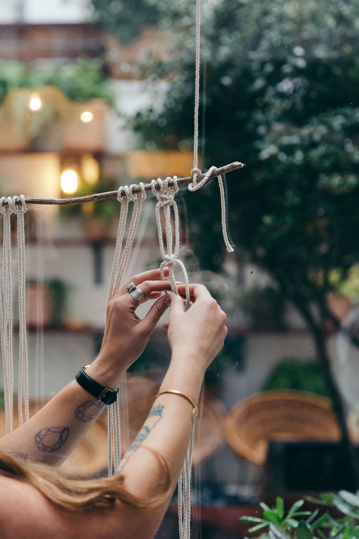 Macrame workshop Emily Katz at The Hoxton Amsterdam
