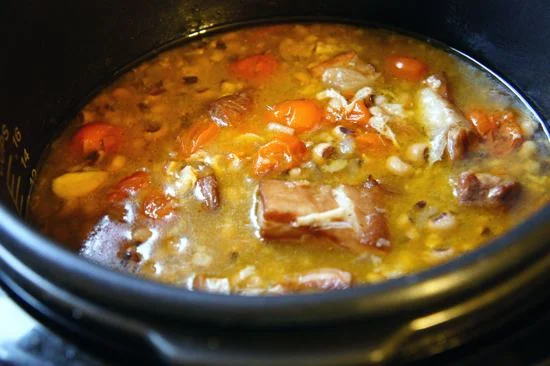 Pork 'n' beans.