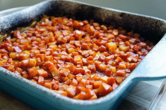 Roasted Carrots: worth cleaning this pan