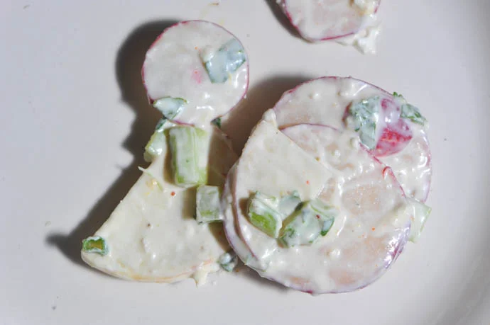Kickin Radish salad. 