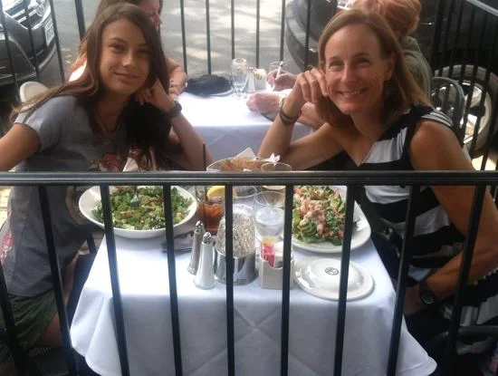 The ladies, lunching.