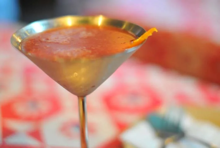 Blood orange Negroni