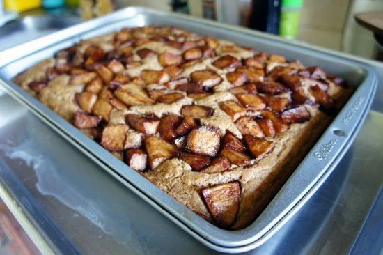 Apple Graham Coffee Cake: delicious but didn't age well.