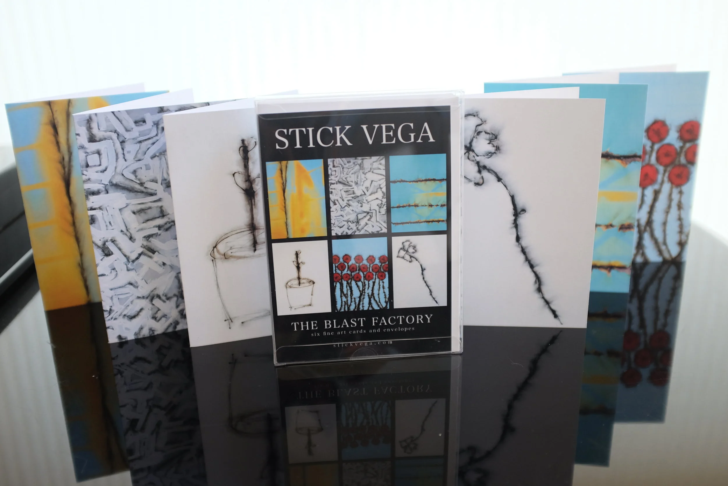 New! The Blast Factory Assortment: Box of 6 Fine Art Notecards