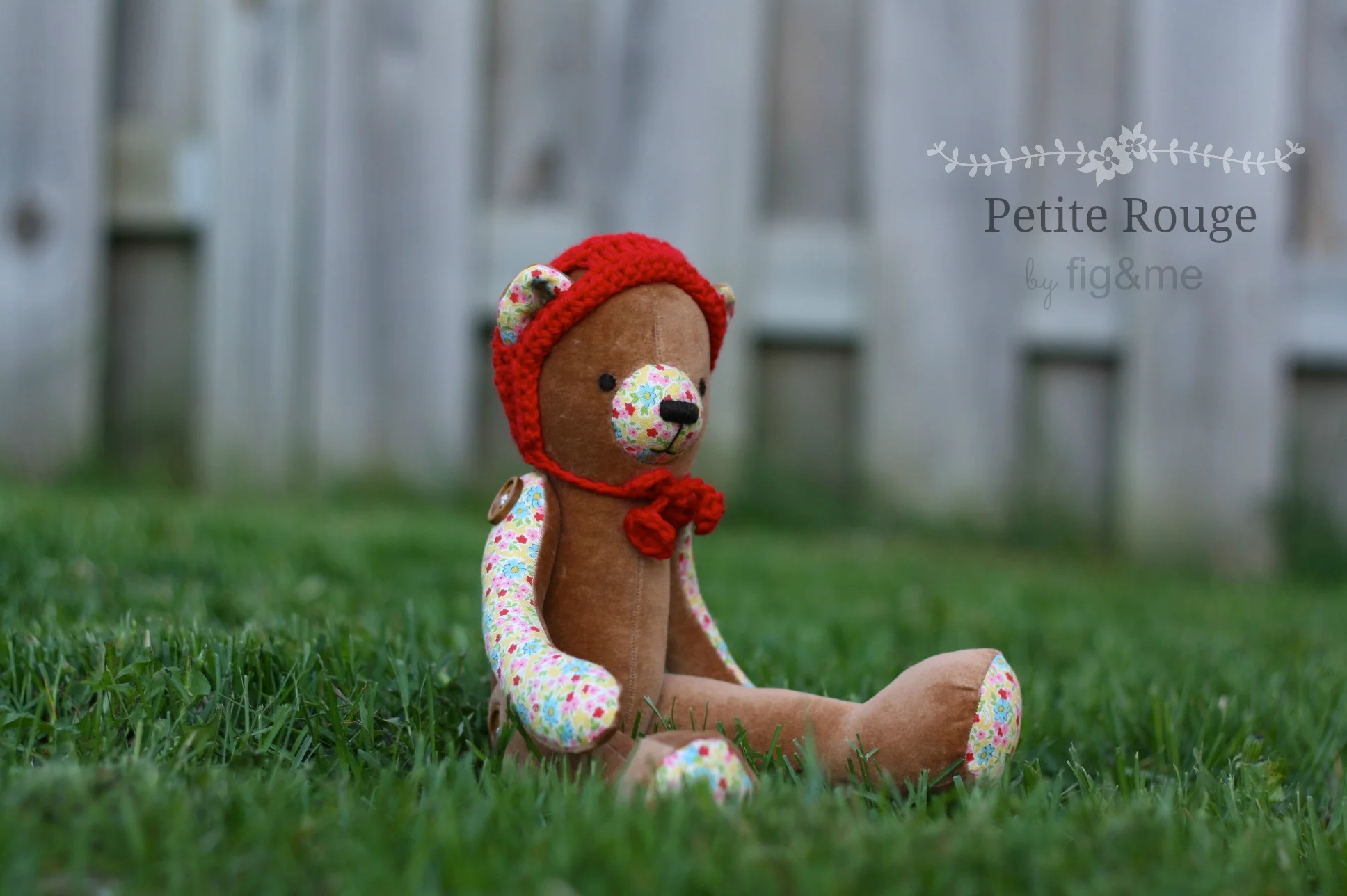 vintage velveteen bear