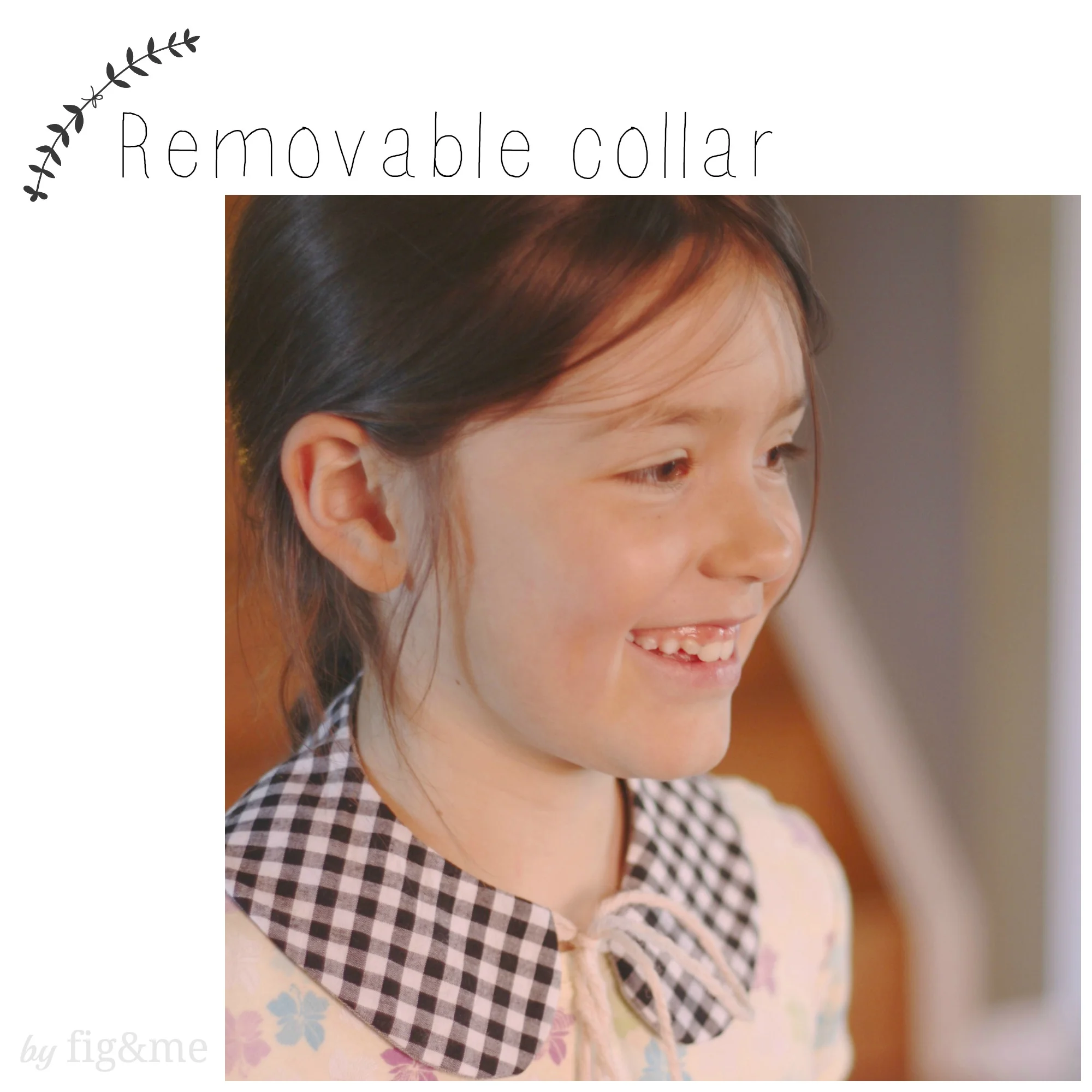 sew a removable peter pan collar by fig and me