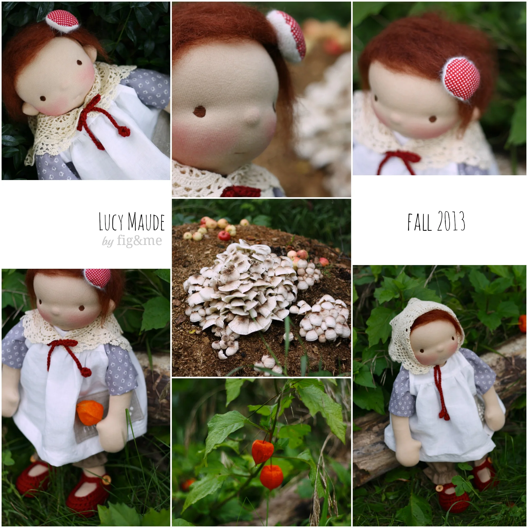 Lucy Maude, a harbinger of Fall. By Fig and me.