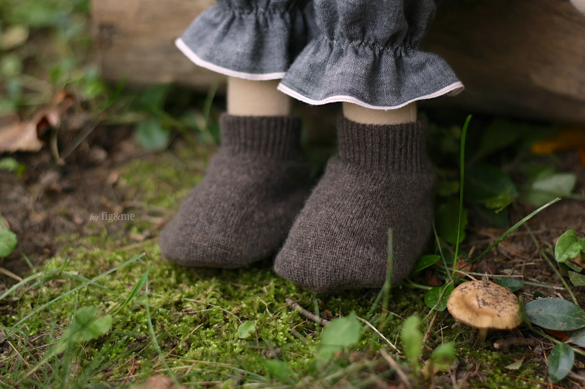 On a bed of moss, by Fig and me.