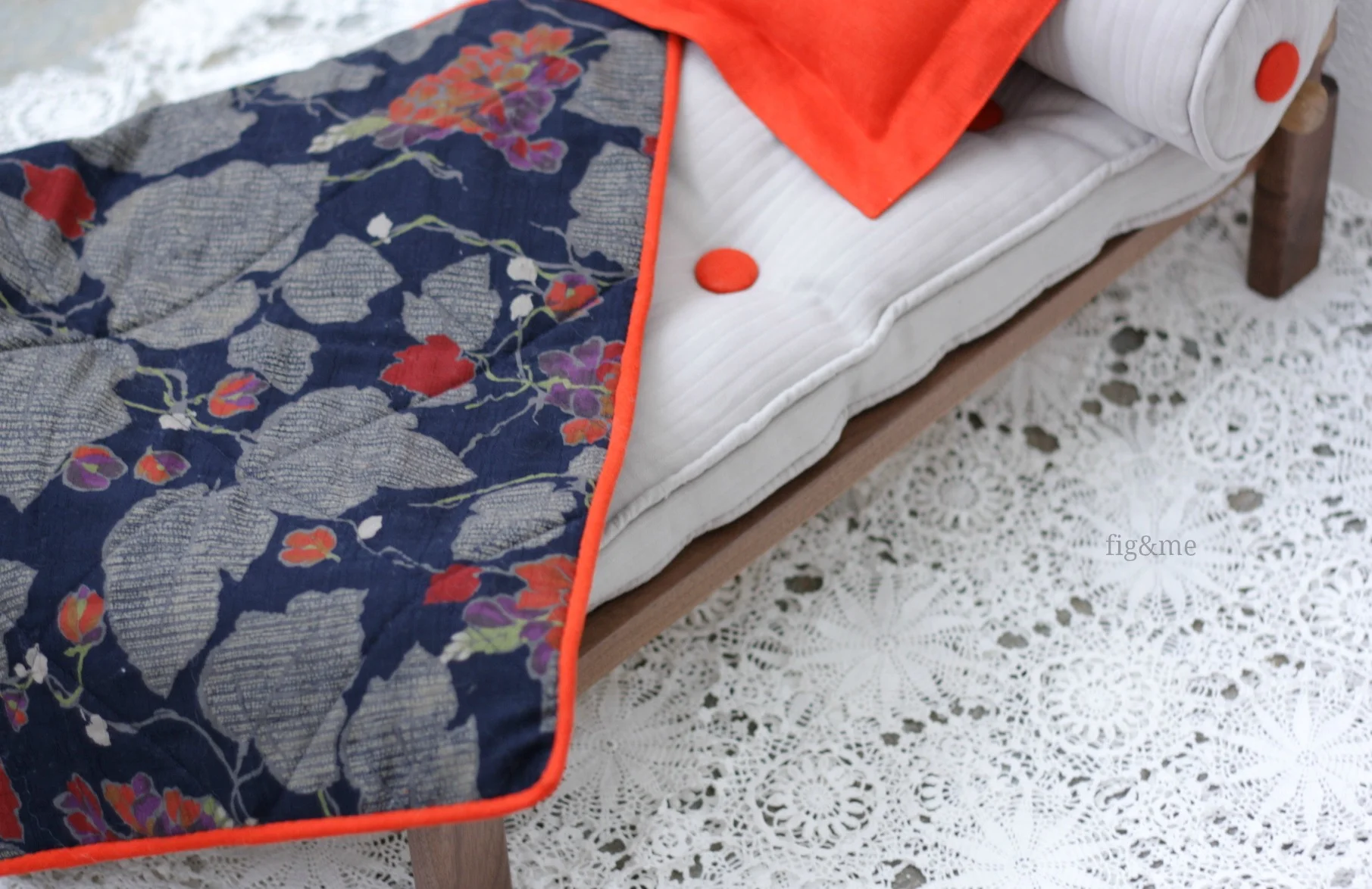 Japanese inspired Bed & bedding set. — fig & me