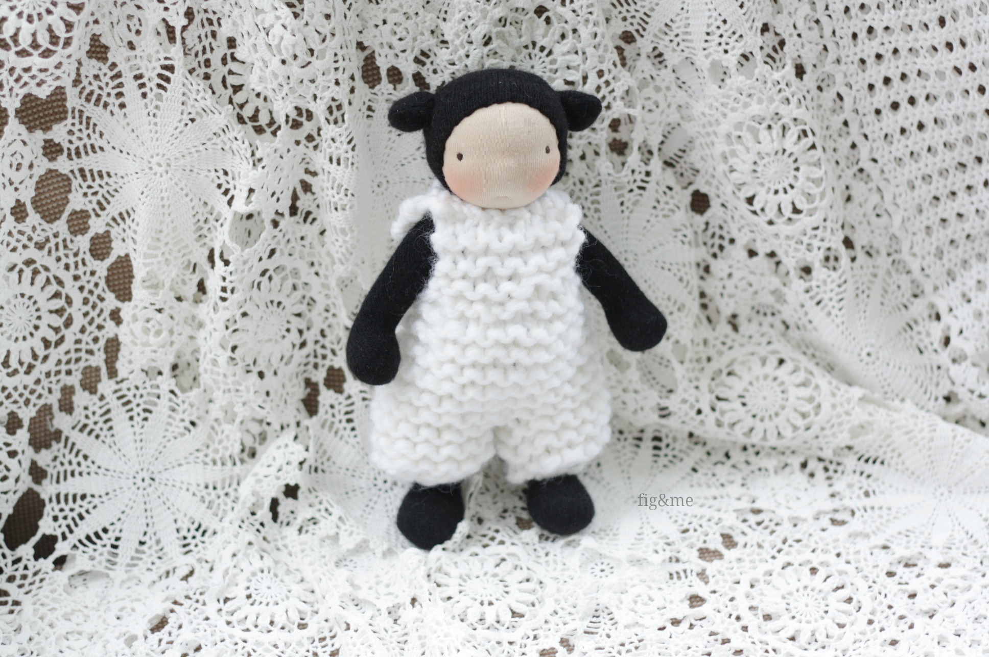  A small baby lamb, by Fig &amp; me 