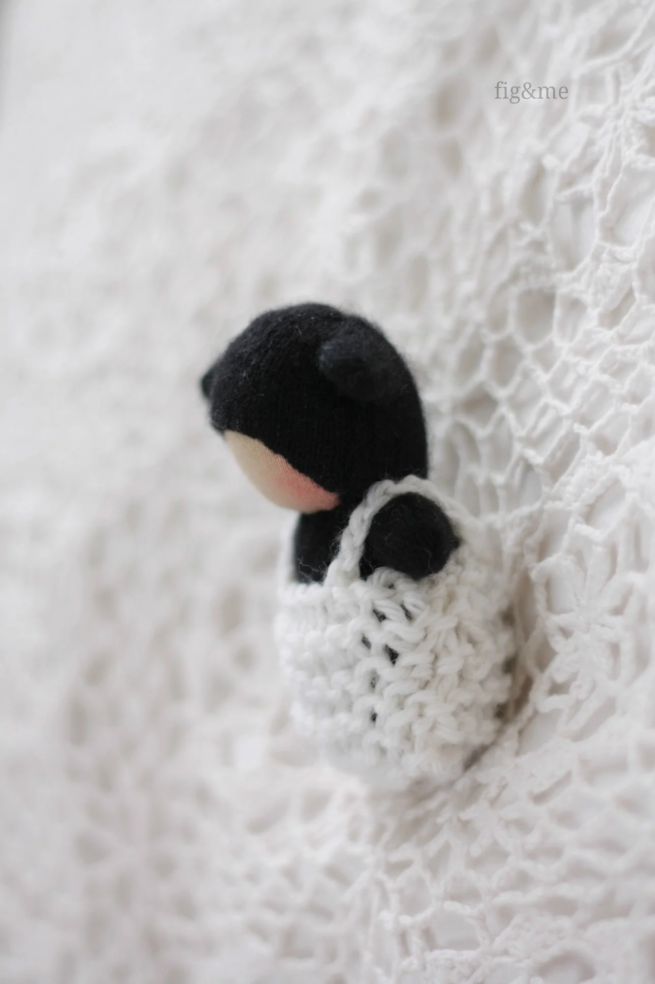 Little Black Lamb, by Fig&amp;me