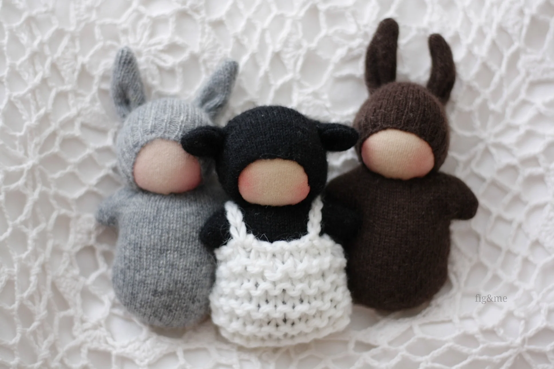 The little cashmere dolls, by Fig &amp; me