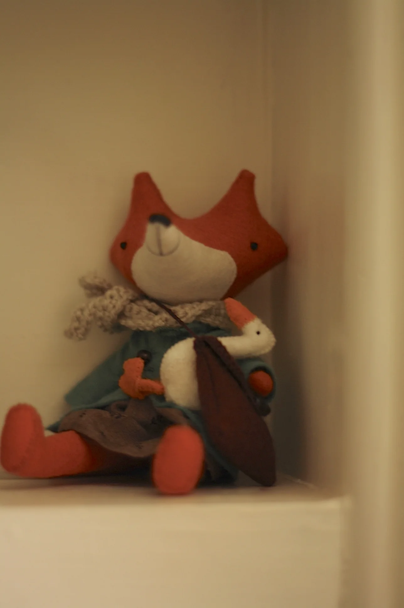 My Manomine fox, by Fig and Me. 