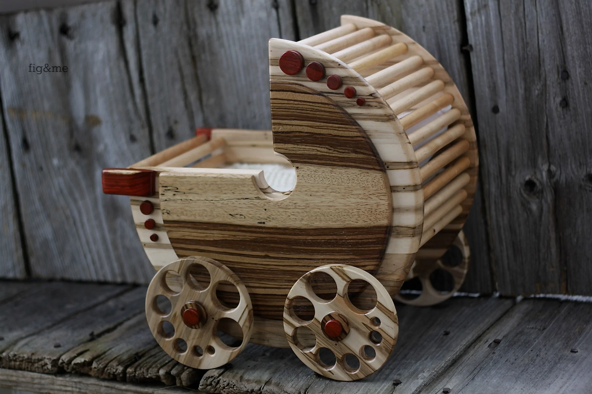 The Grand Doll Pram by Fig and me