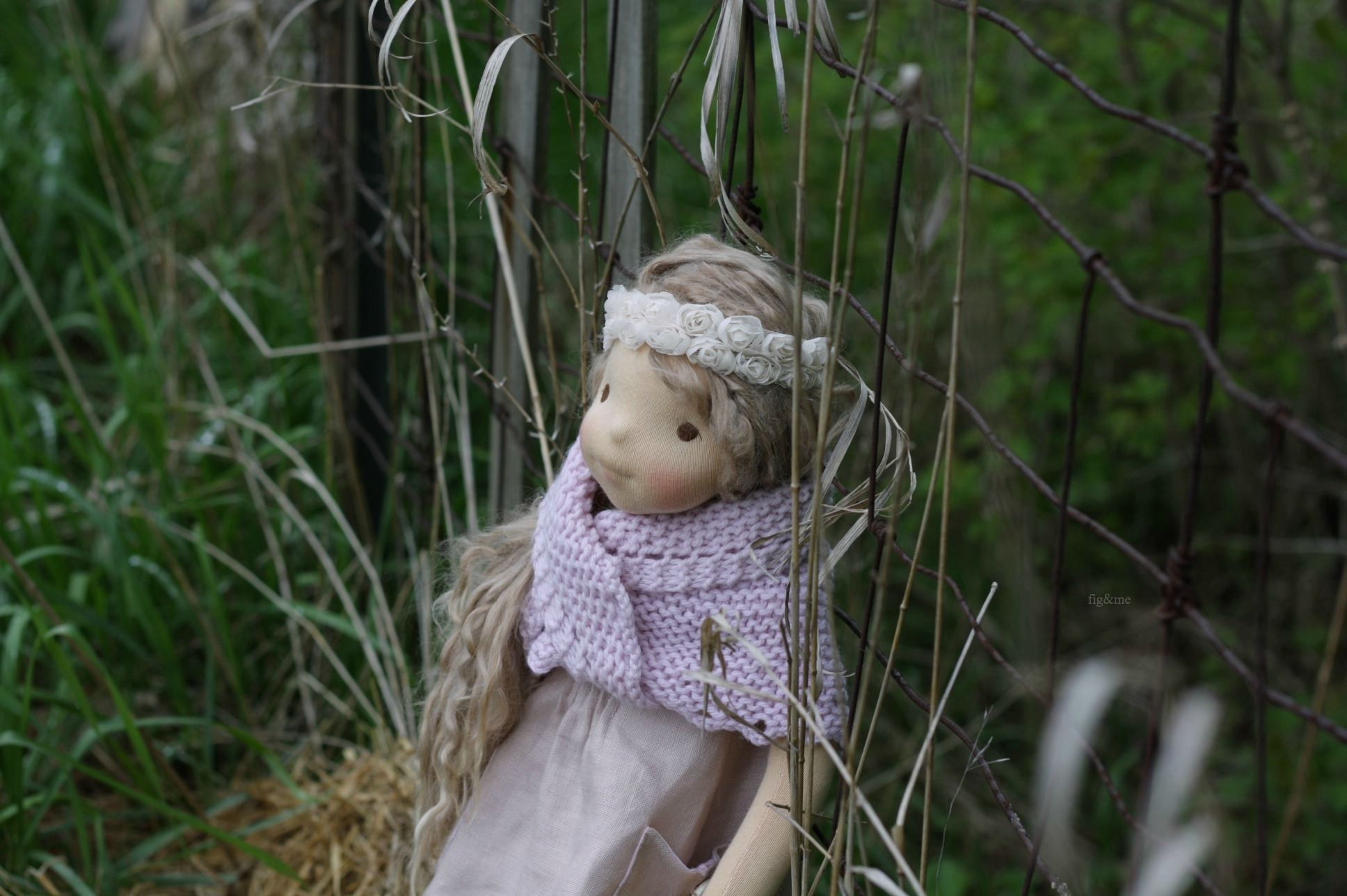 Pomona in the garden, by Fig and me.