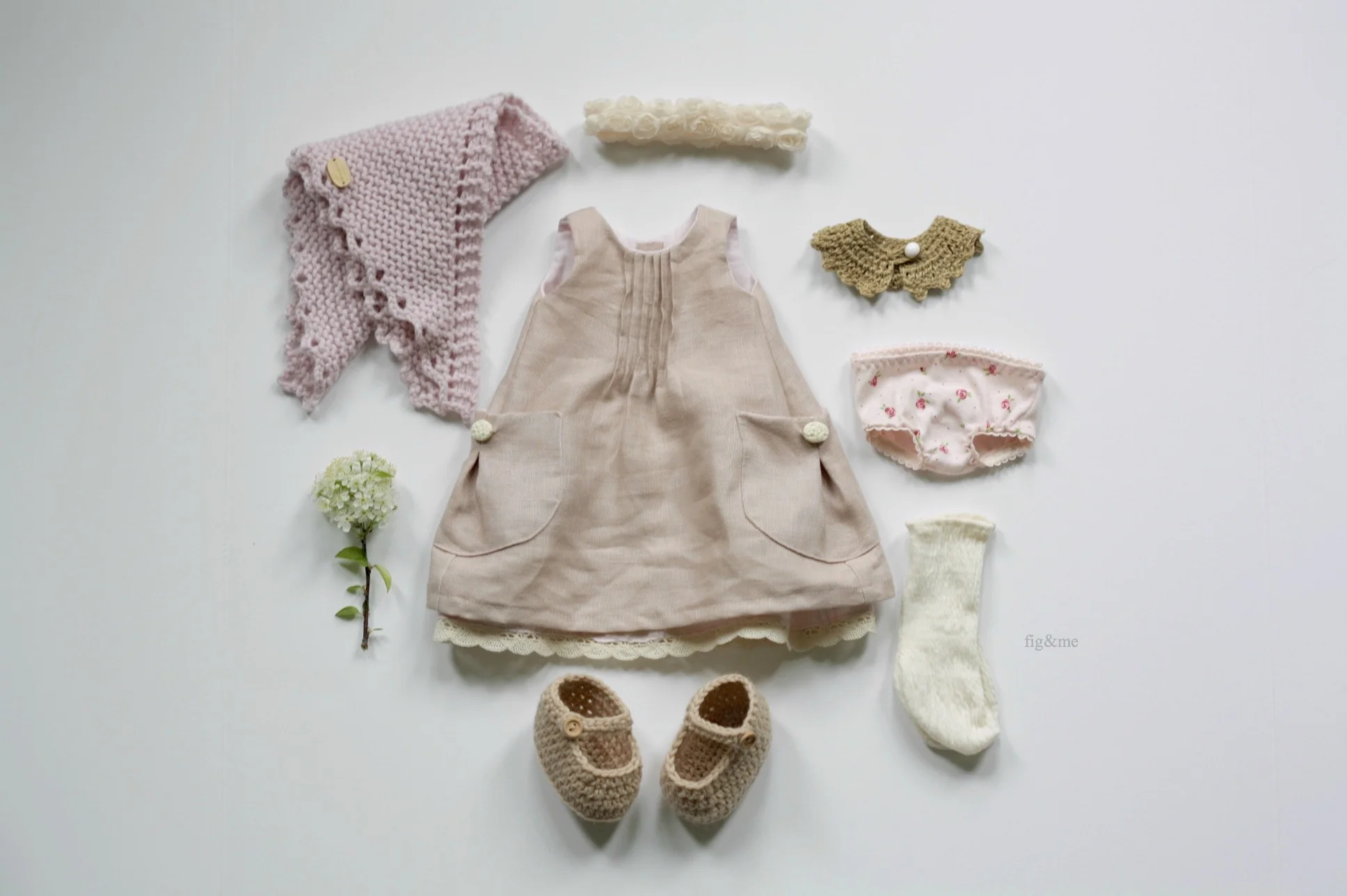 Pomona's clothes, by Fig and me.