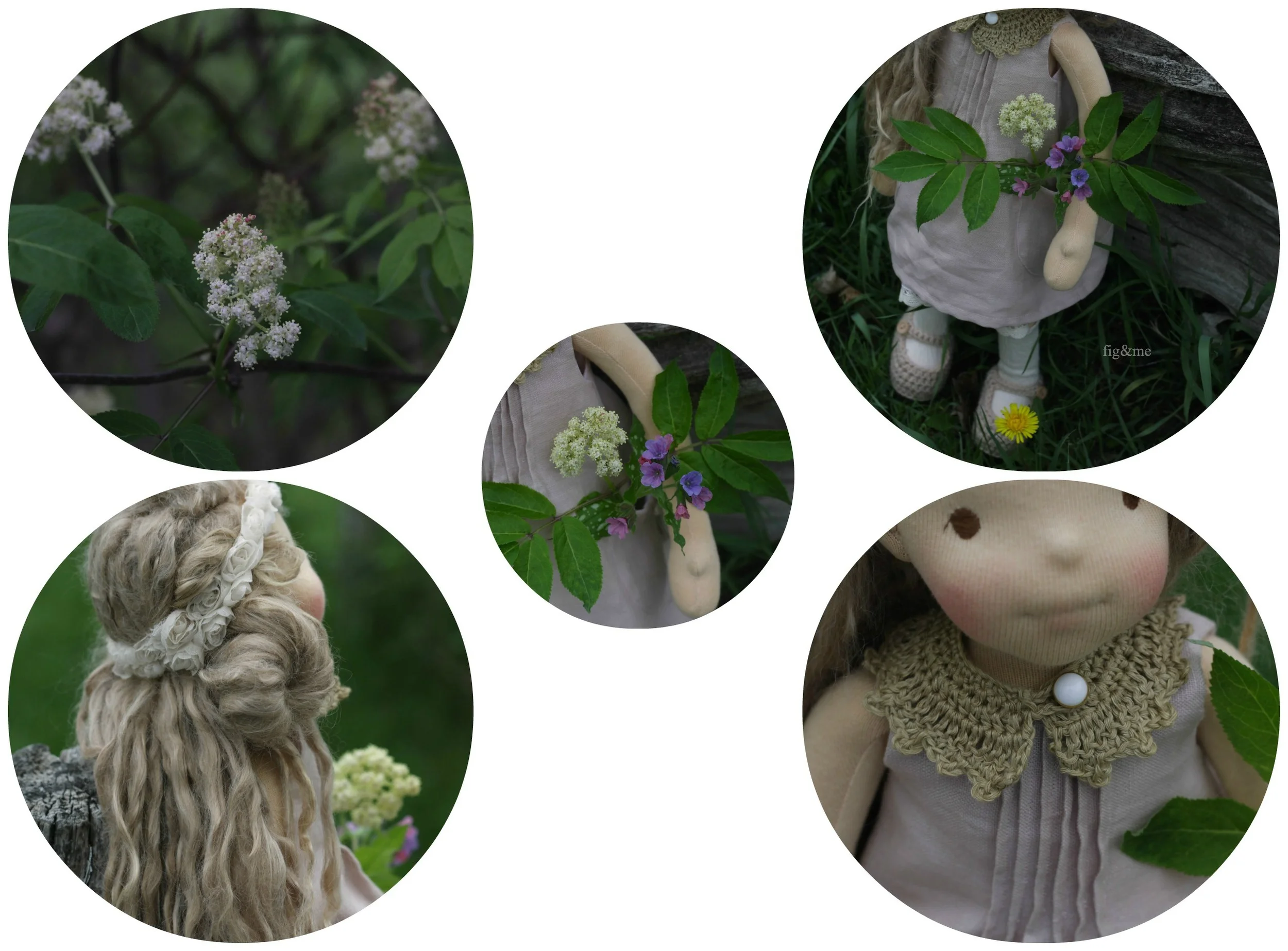 Pomona and the flowers, by Fig and me.