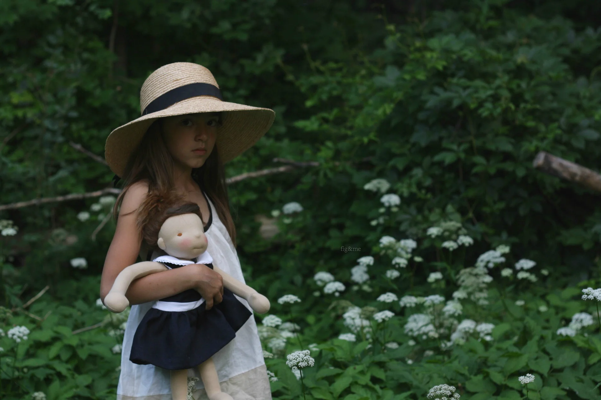 Natural cloth dolls by Fig and Me.