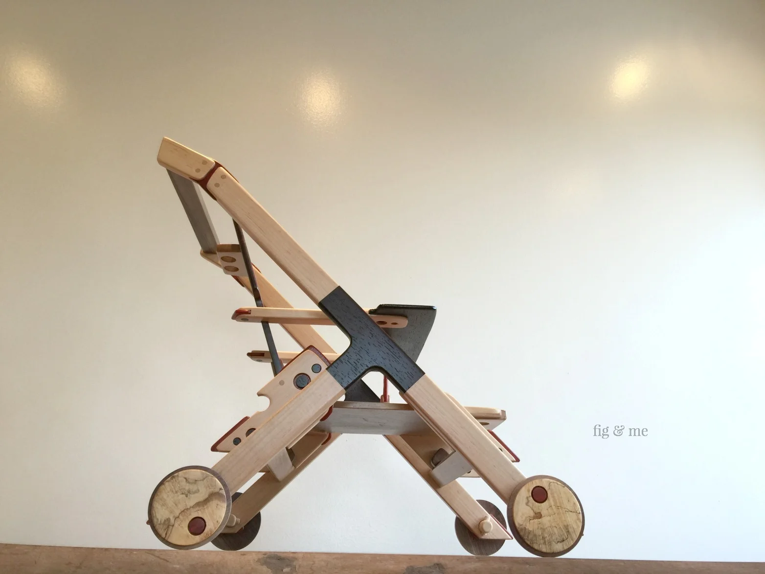 wooden stroller