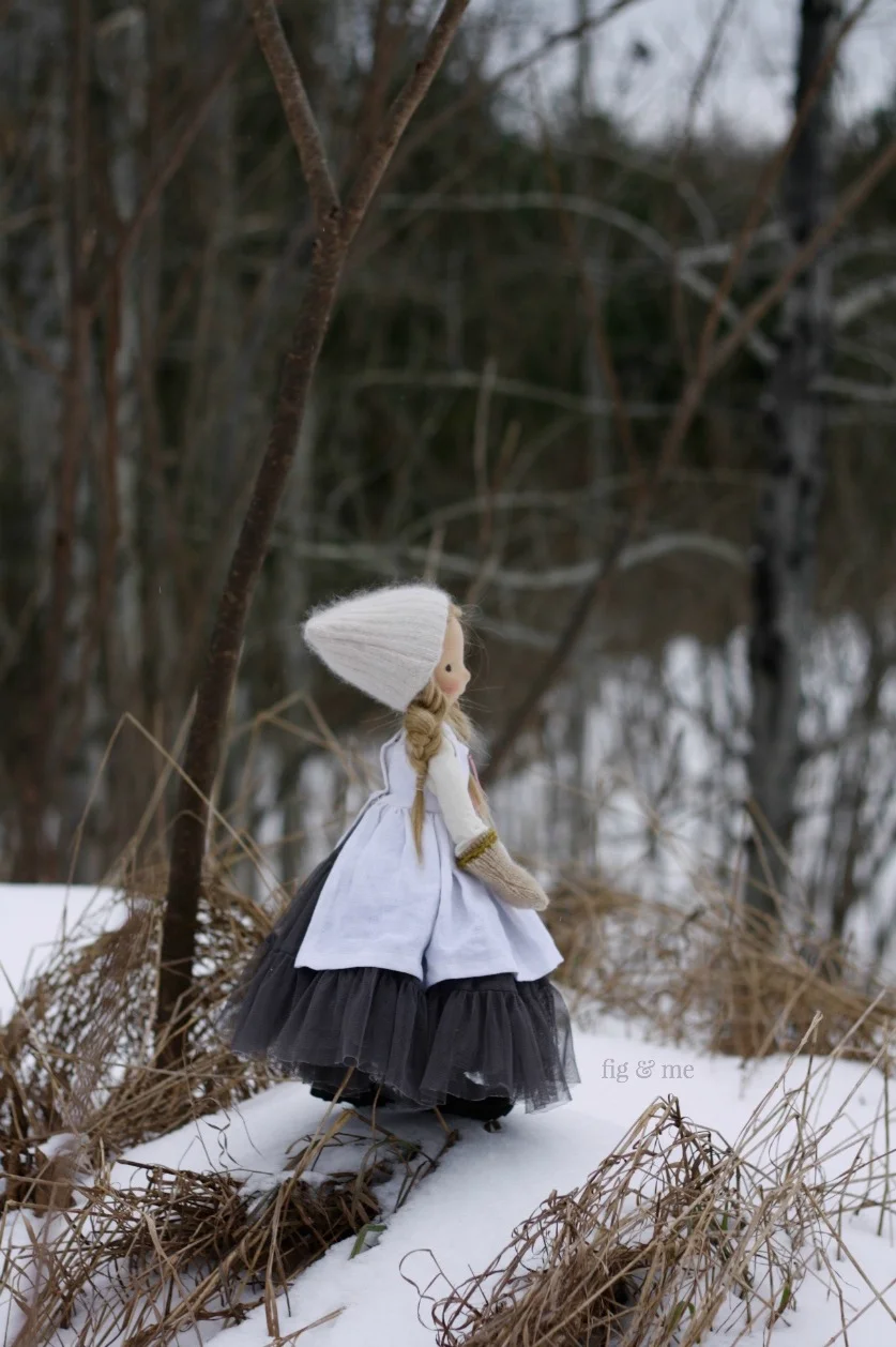 Enjoying the lovely vistas from a top the little hill by the pond, by Fig and Me.