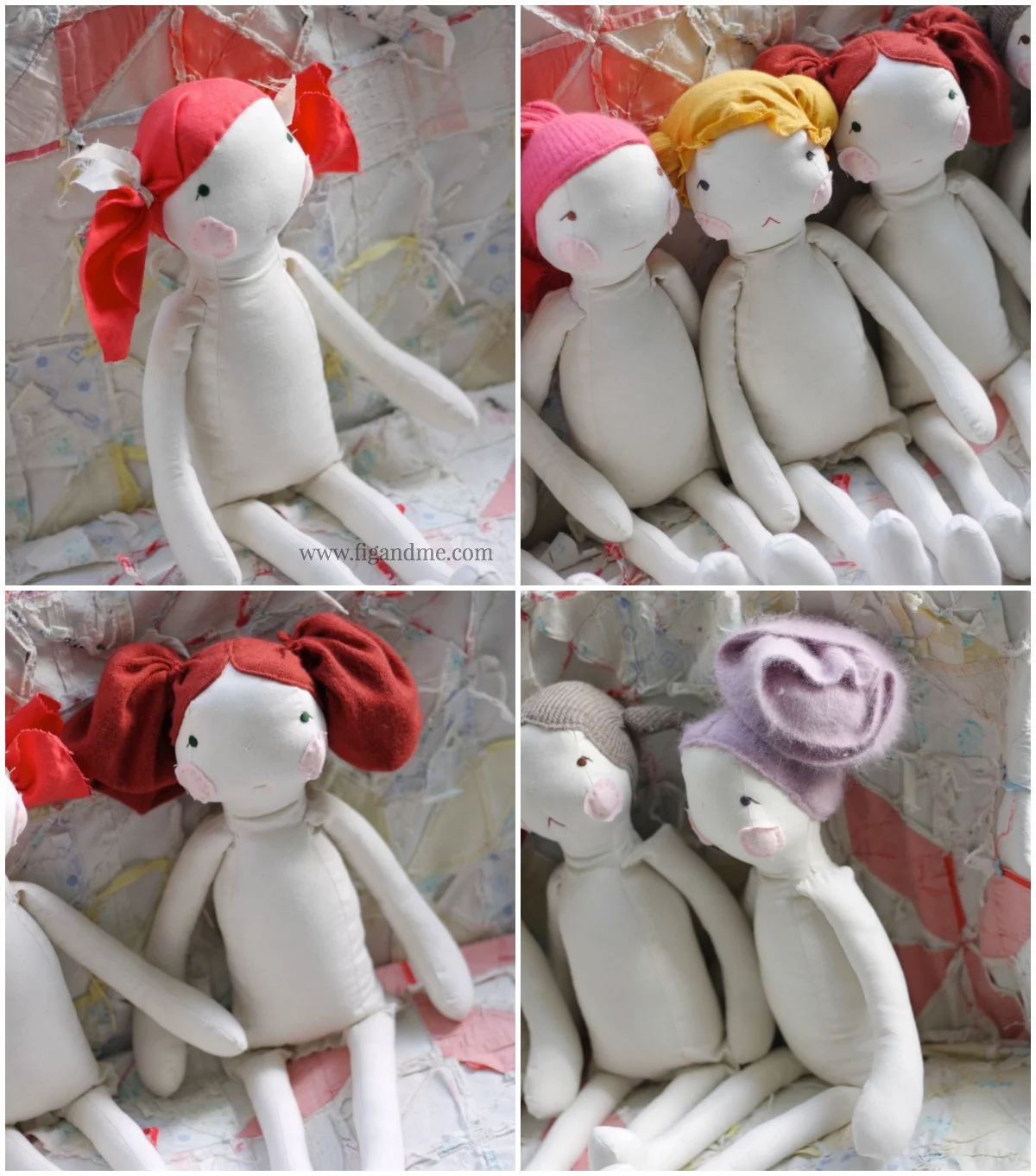 cloth doll hair