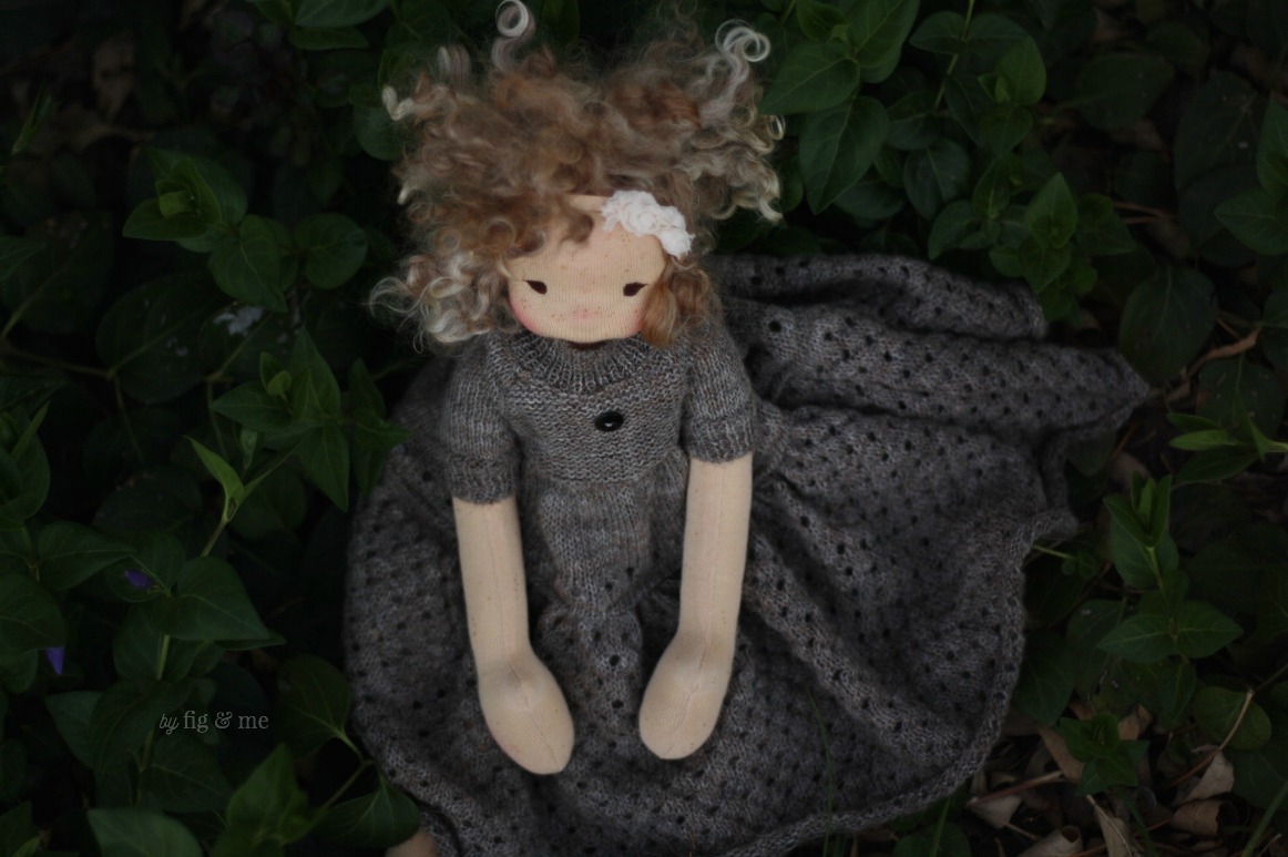 Morwen, a natural cloth art doll by Fig and Me.&nbsp;