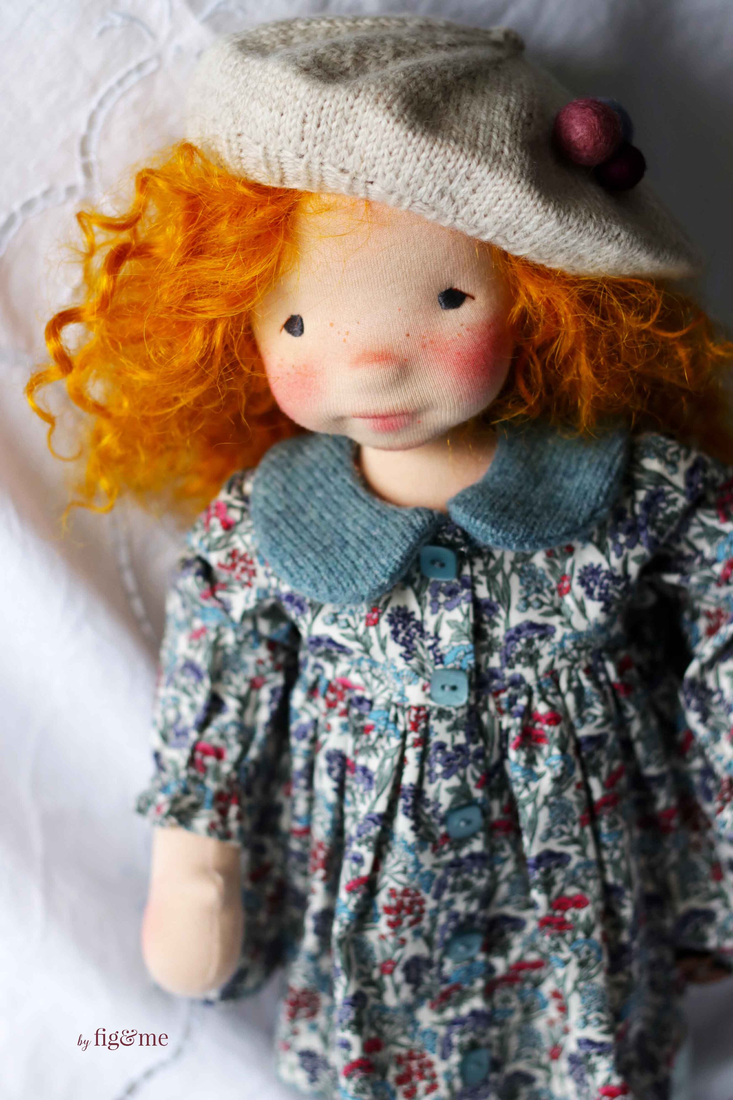 Needle Felting a Doll's Face in Wool: Young Child Edition — fig & me