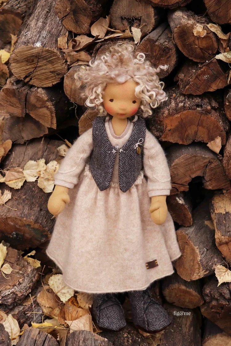 Winter, an 18" Petite Fig by Fig and Me