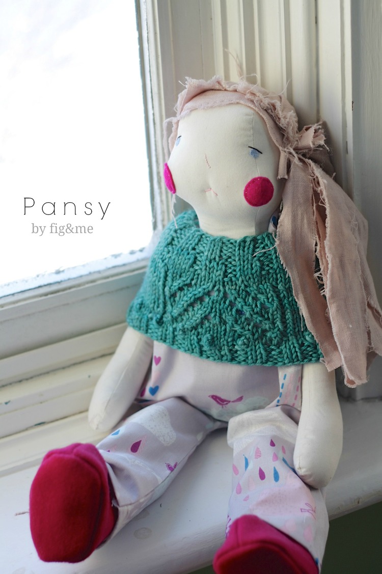 Pansy, a cloth fig by fig and me.