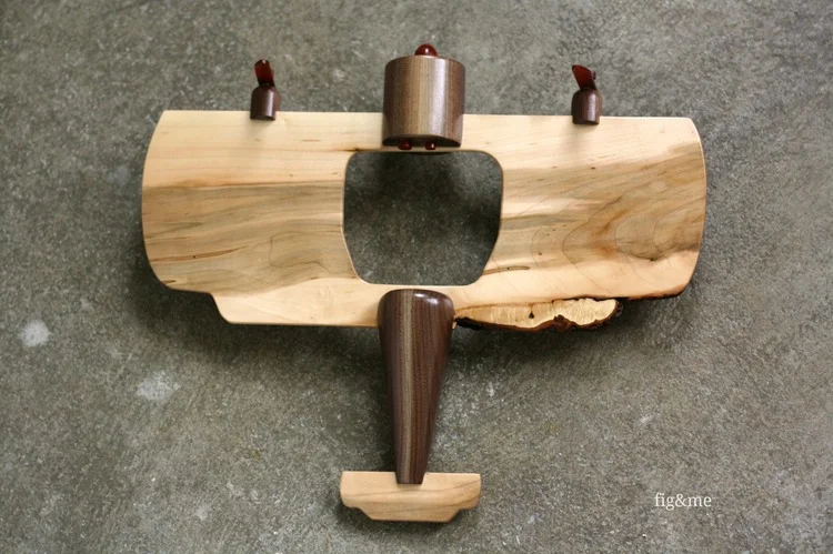 A wooden doll airplane, for Taff. By fig and me.